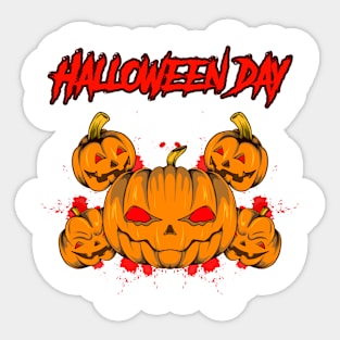 Pumpkin Halloween Sticker